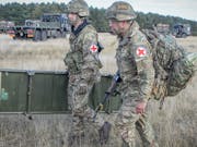 British troops take part in Exercise Halberd Dawn