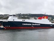 Troubled ferry MV Glen Sannox enters dry dock for repair