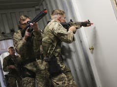 42 Commando Royal Marines practice Maritime Boarding tactics