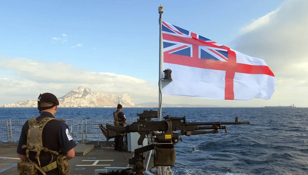 HMS Forth off to Gibraltar