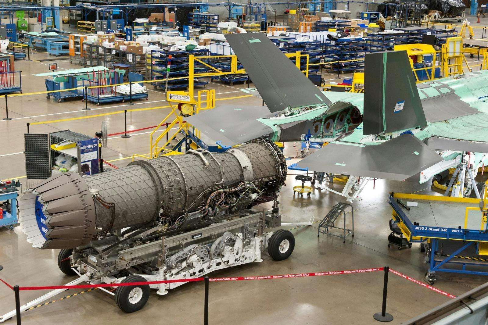 British firm Meggitt signs 750m contract for F35 and F22 engine parts