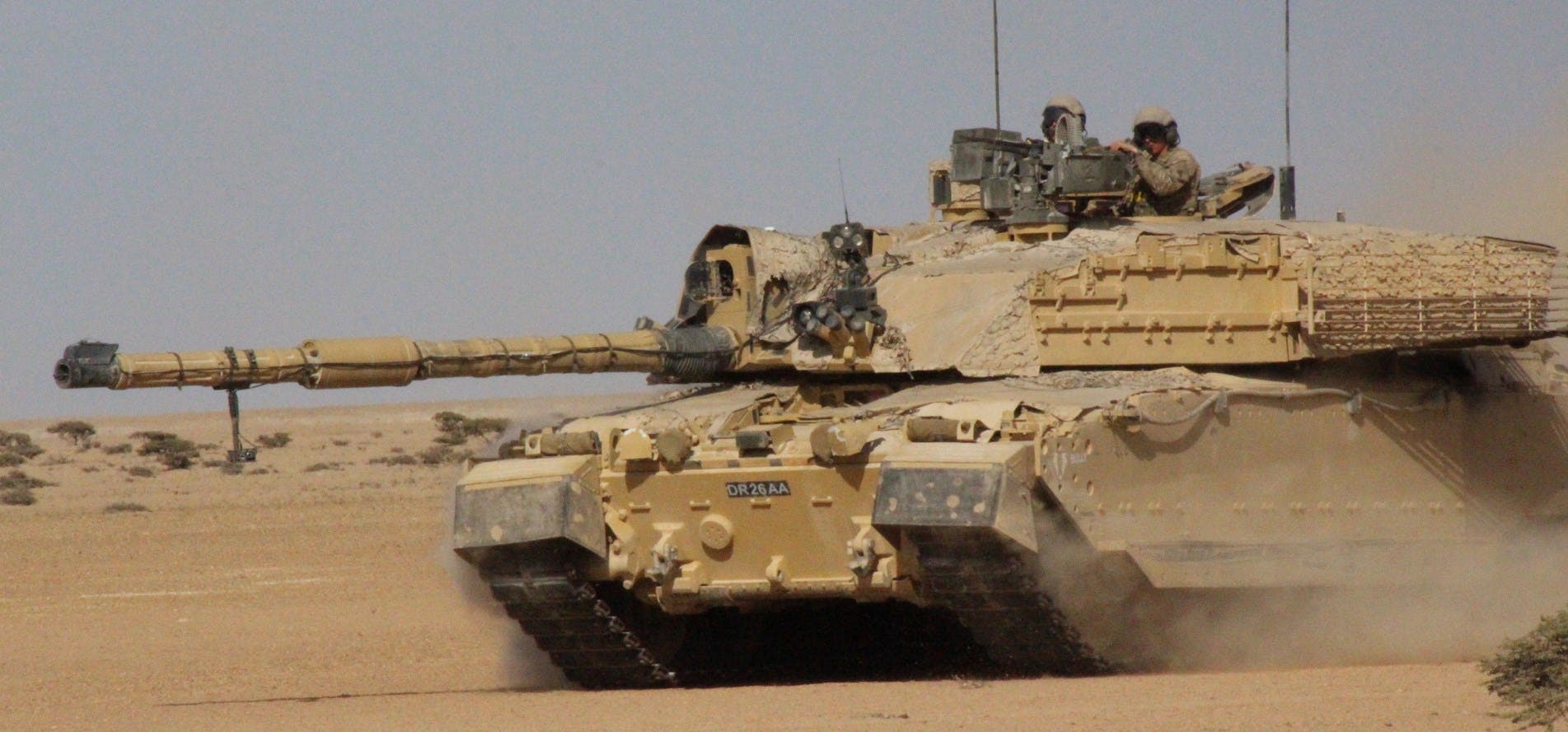 Challenger 2 tanks and Wildcat helicopters prove desert capability