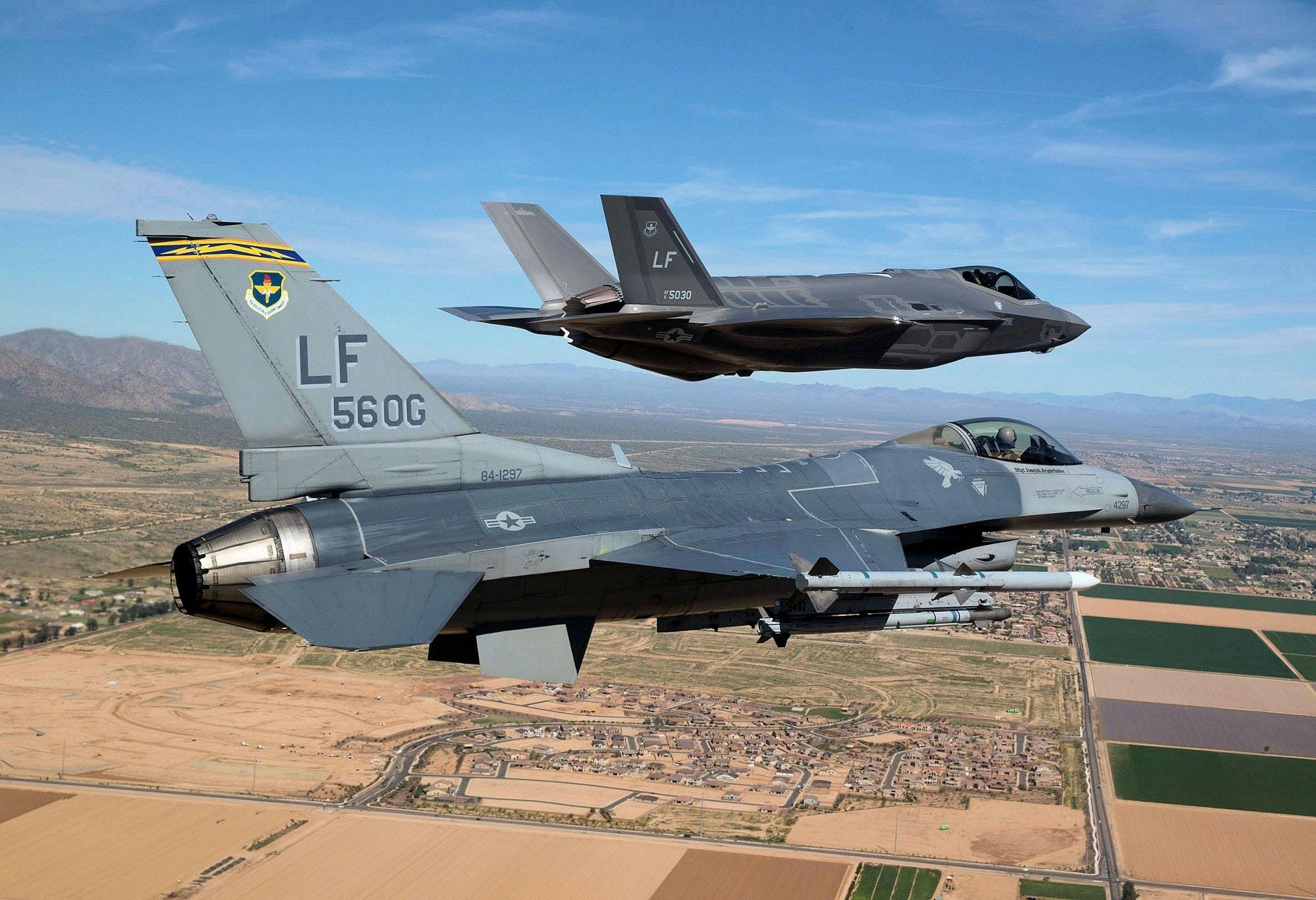 No, the F-35 was not beaten by an F-16