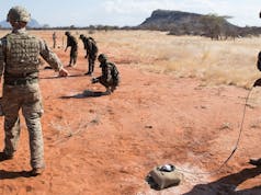 Royal Engineers teach Kenyan Engineers