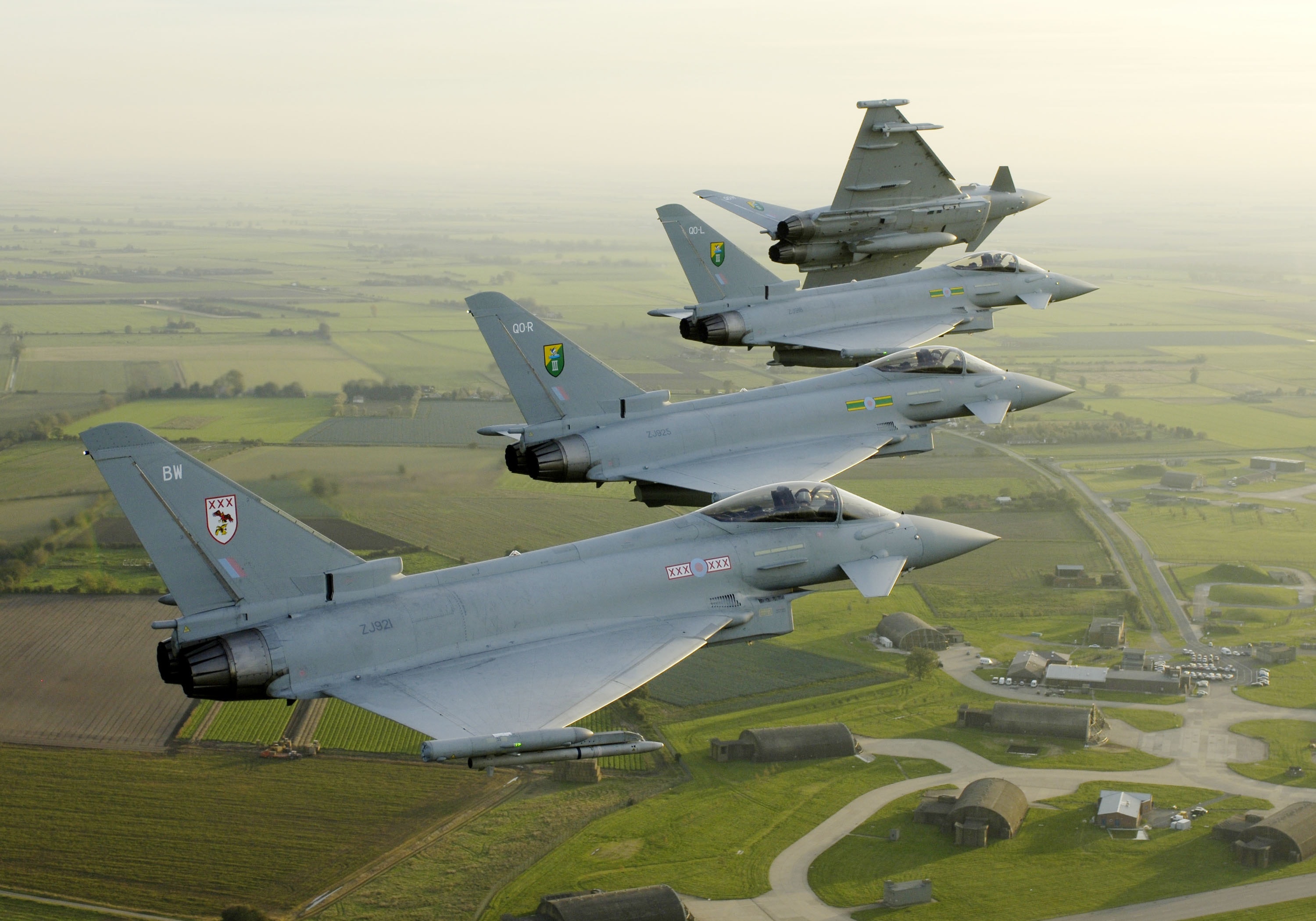 RAF Typhoon Jets To Visit Japan For Joint Exercise   3 F And 29r Squadron Single Seat Eurofighter Typhoon 415 