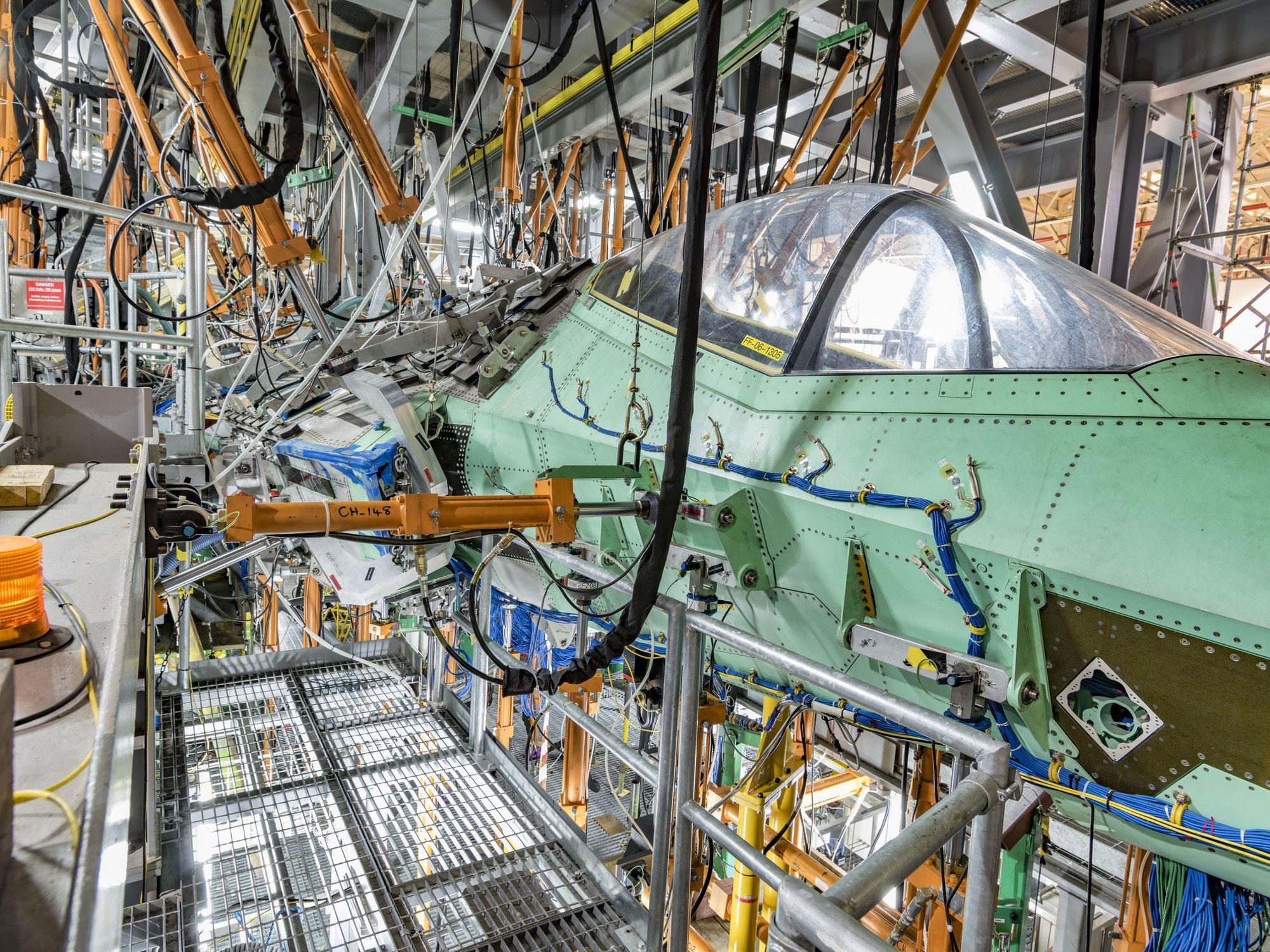 F-35A airframe completes third life testing in East Yorkshire facility