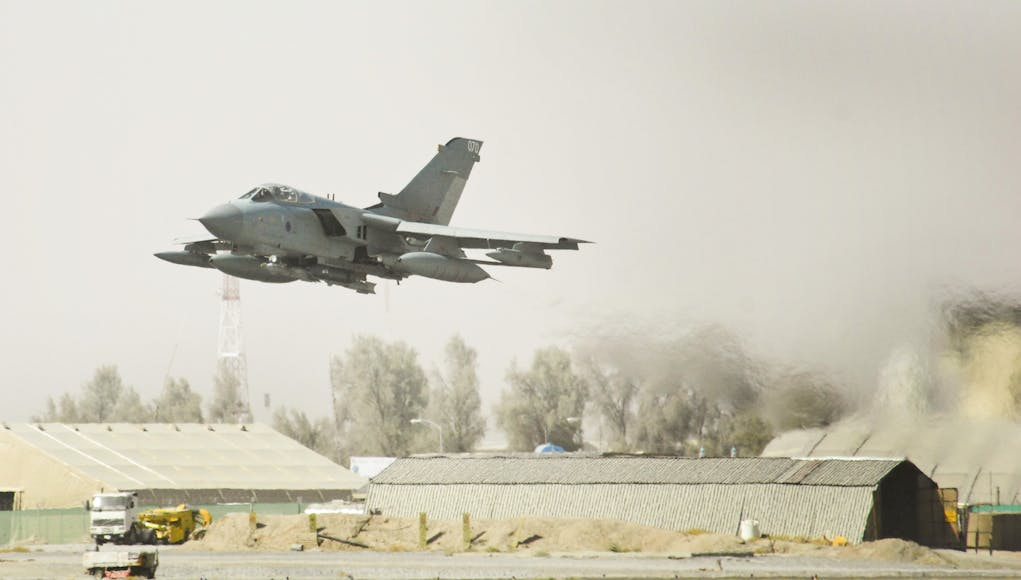 12 Sqn Tornado at Kandahar Airfield