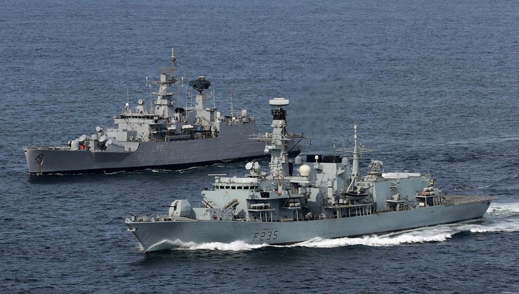 HMS MONMOUTH CONDUCTS PHOTEX WITH INS GOMATI