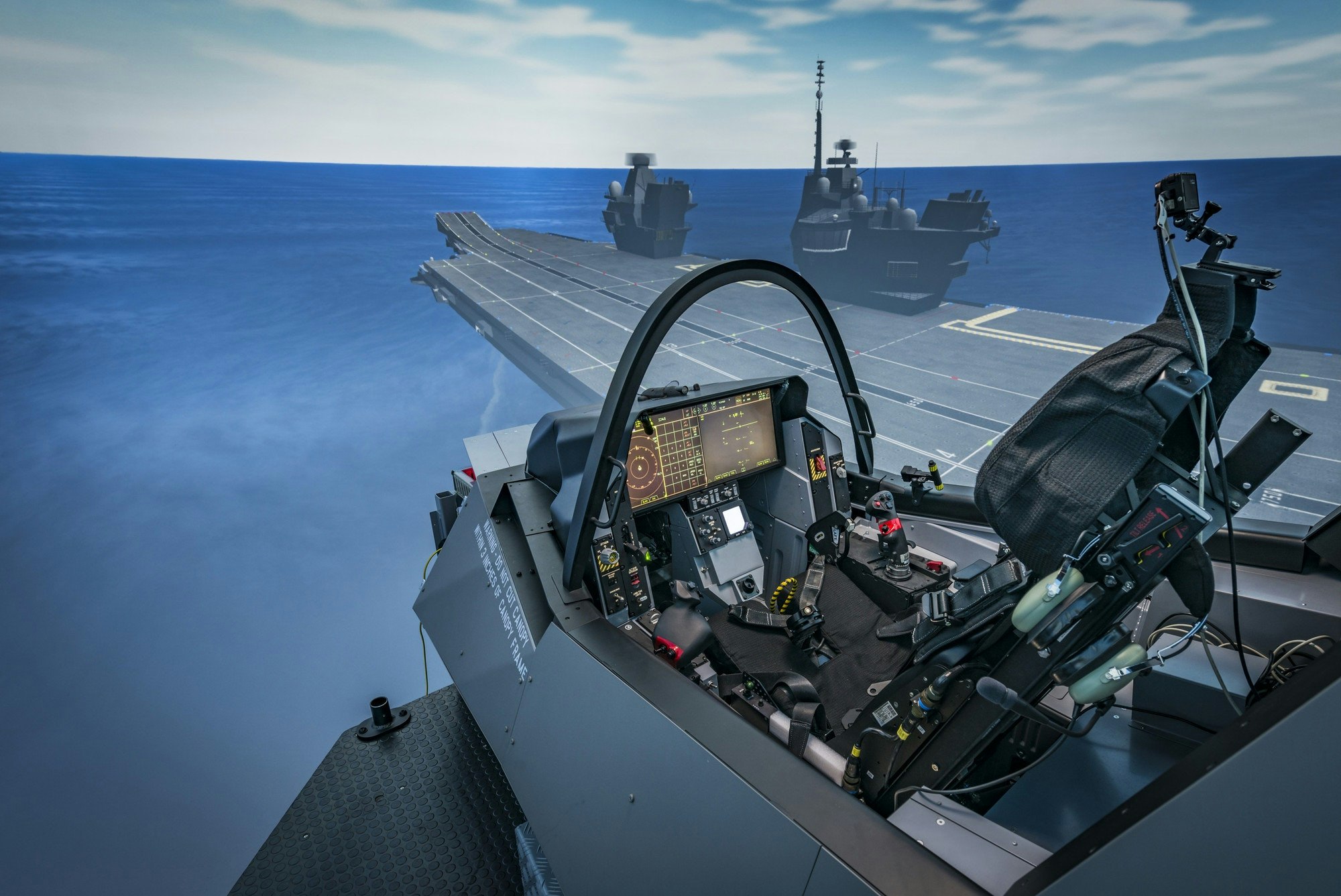 F-35 simulator flights begin in preparation for trials on HMS Queen ...