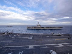 Two American carrier groups sail into South China Sea