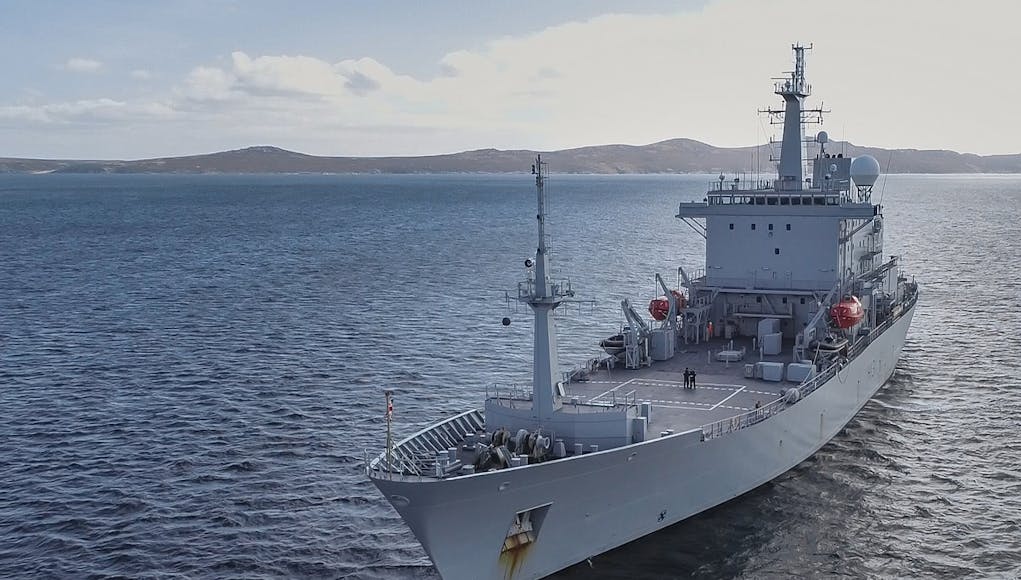 Aerial Images of HMS Scott