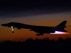 American B-1 bombers approach Venezuela