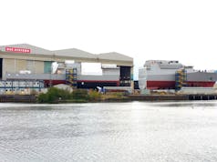 How many frigates are being built in Scotland?