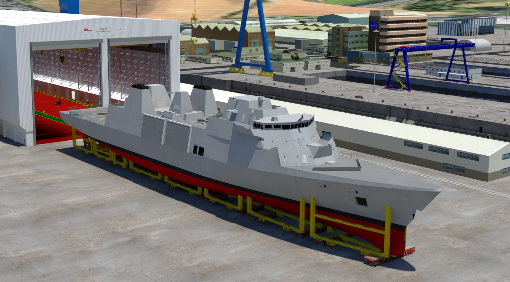 سيتم إنشاء 1000 فرصة عمل جديدة في Rosyth Shipyard