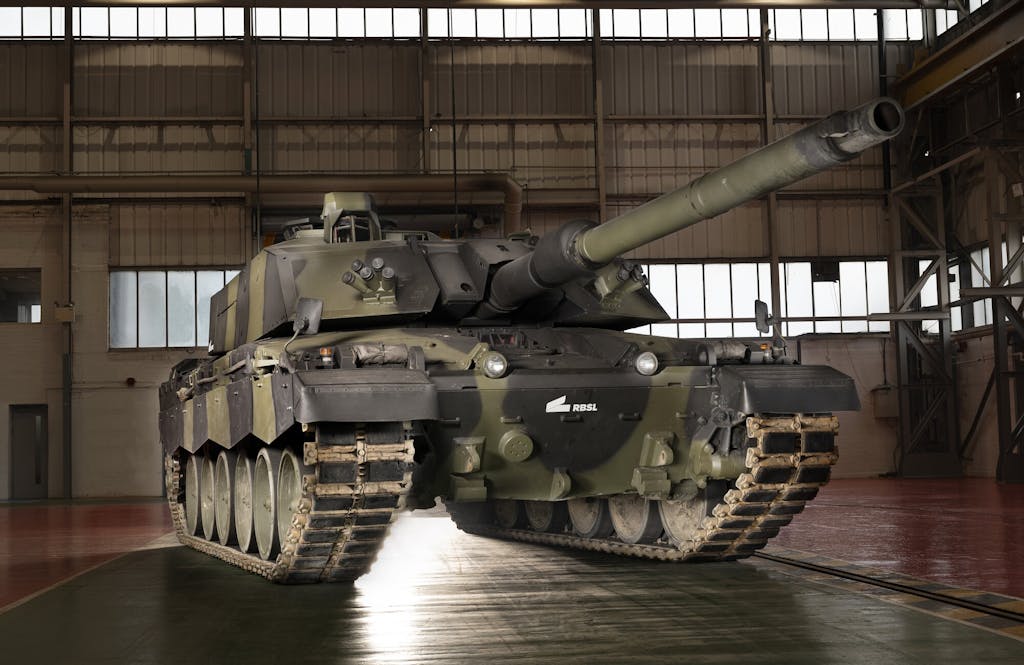 Newest British RBSL Challenger 3 (CR3) tank shown at IAV2024