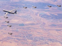 British, American and Israeli F-35s exercise over Israel