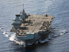 British Carrier Strike Group arrives in Guam