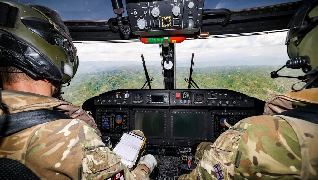 Royal Navy help in earthquake-hit Haiti