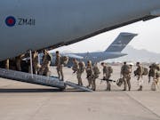 Final British military flight leaves Afghanistan