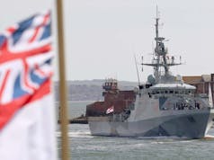 Entire Offshore Patrol Vessel fleet at sea or deployed