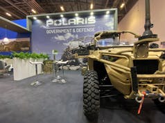 Polaris debuts newest light tactical vehicle