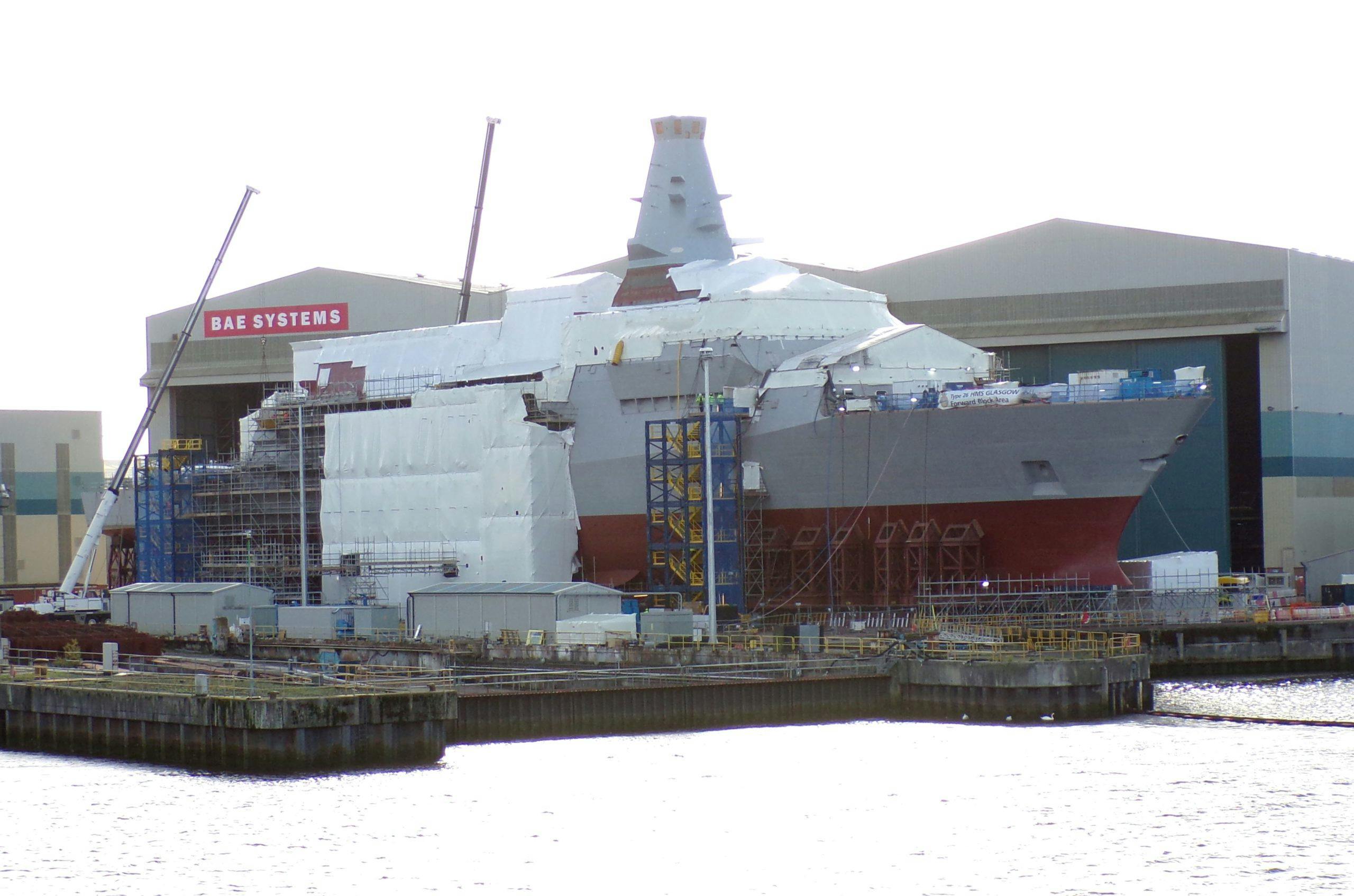 MP highlights number of frigates being built in Scotland
