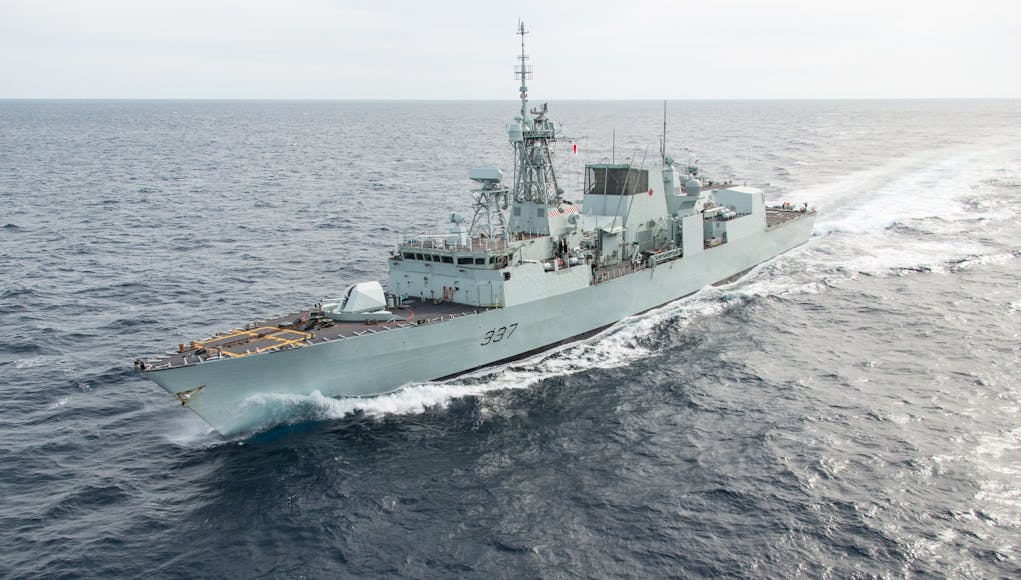 HMCS FREDERICTON Anti-Ship Missile Defence Exercise