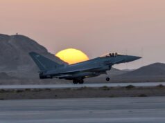 British military aircraft arrive in Oman for exercise