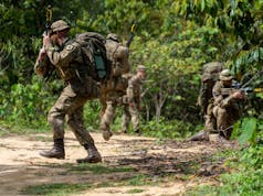 British Army conducts jungle warfare training in Thailand