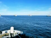 British aircraft carrier leading massive fleet off Norway