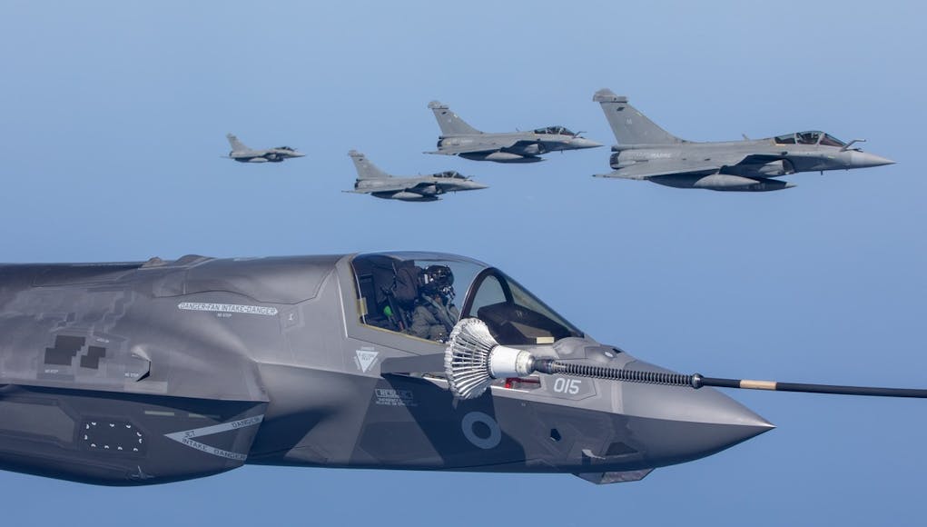 RAF TYPHOON TRAIN WITH NATO PARTNERS IN FRANCE