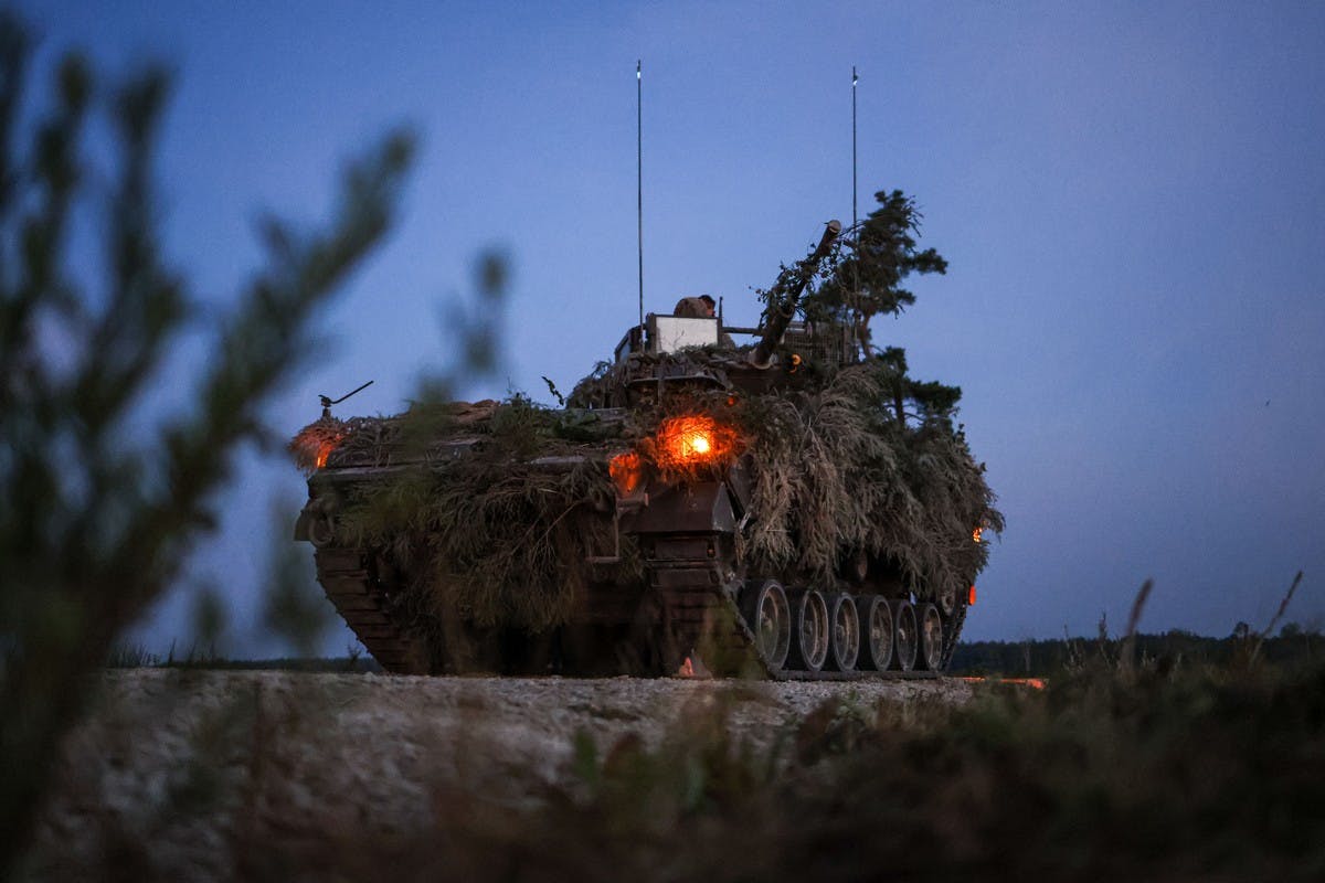 British NATO Battlegroup conducts exercise in Estonia