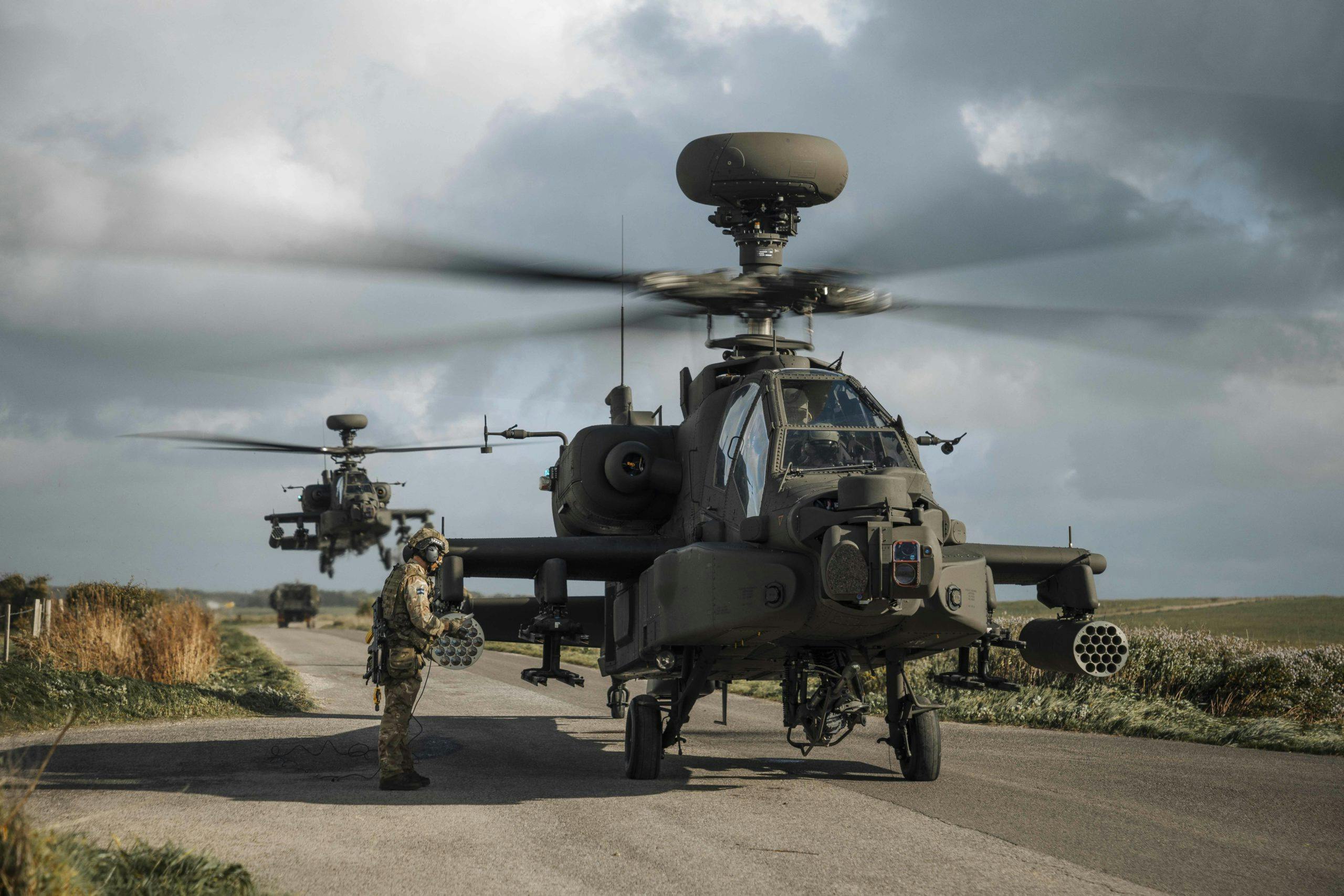 New Apache attack helicopter makes debut