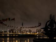 NATO HQ goes lights out in solidarity with Ukraine