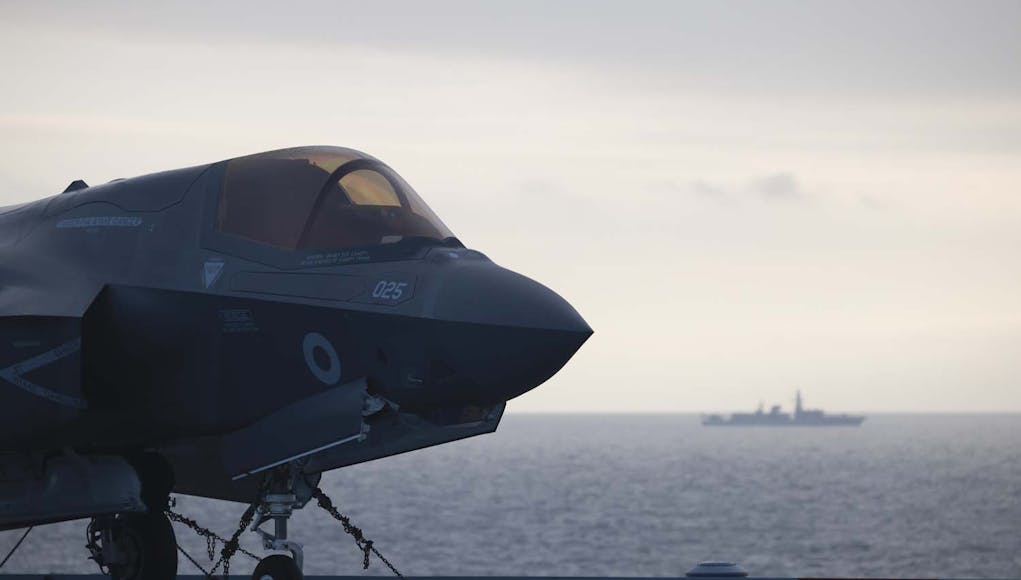 F35-B BEGIN CARRIER QUALIFICATIONS ON HMS QUEEN ELIZABETH