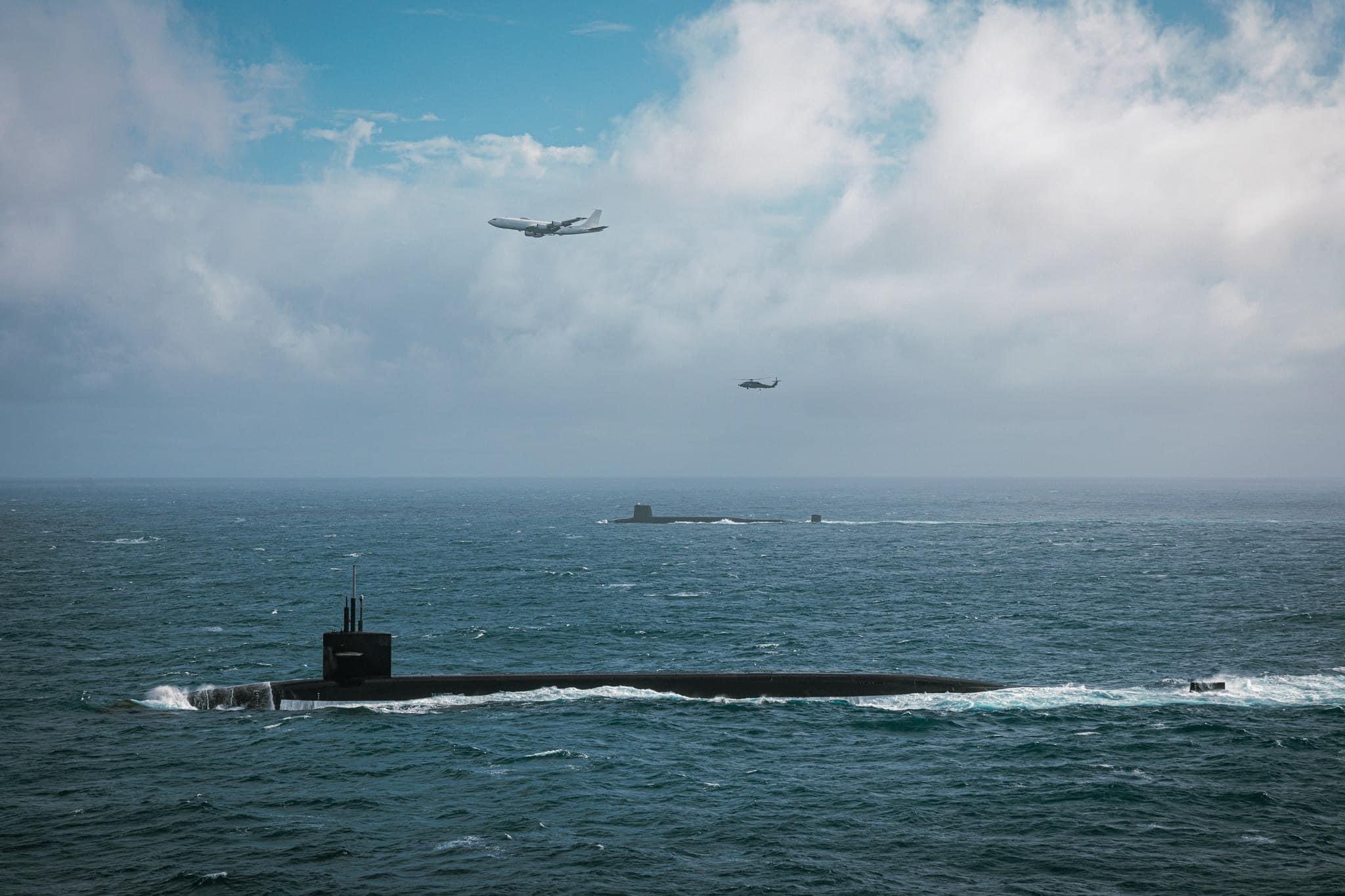 UK And US Nuclear Missile Submarines Send Message To Russia