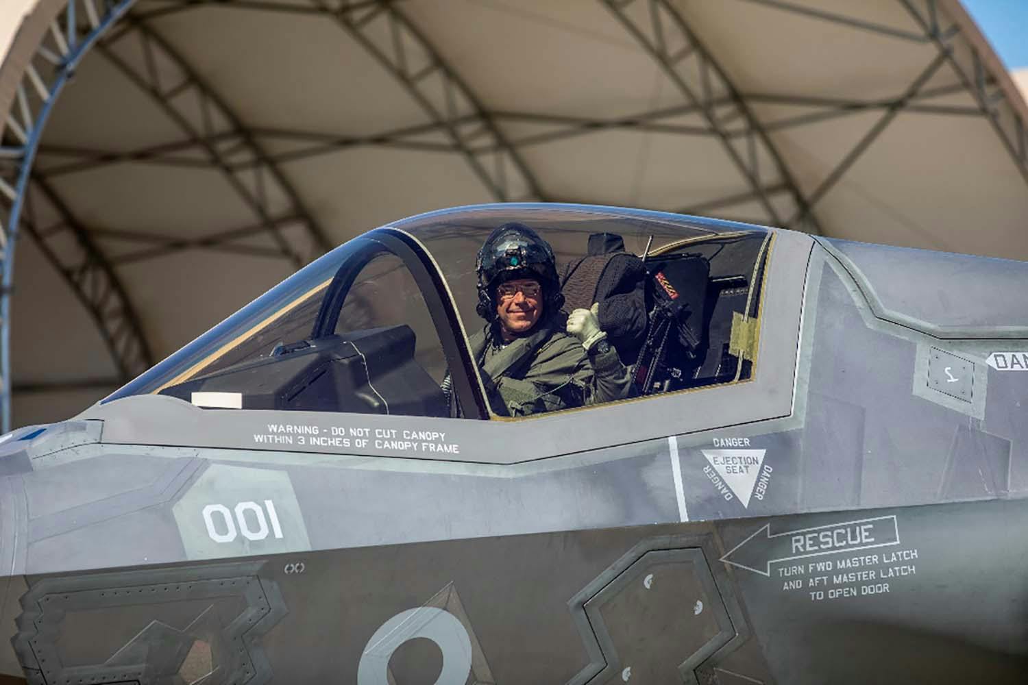 Royal Navy’s first F-35 pilot retires