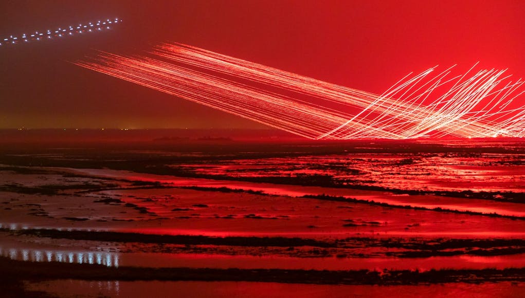 RAF 27 Squadron Night Gunnery Sortie