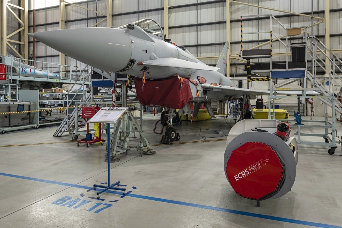 Prototype radar delivered for integration into UK Typhoons