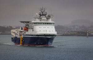 Royal Navy’s new minehunting mothership begins trials