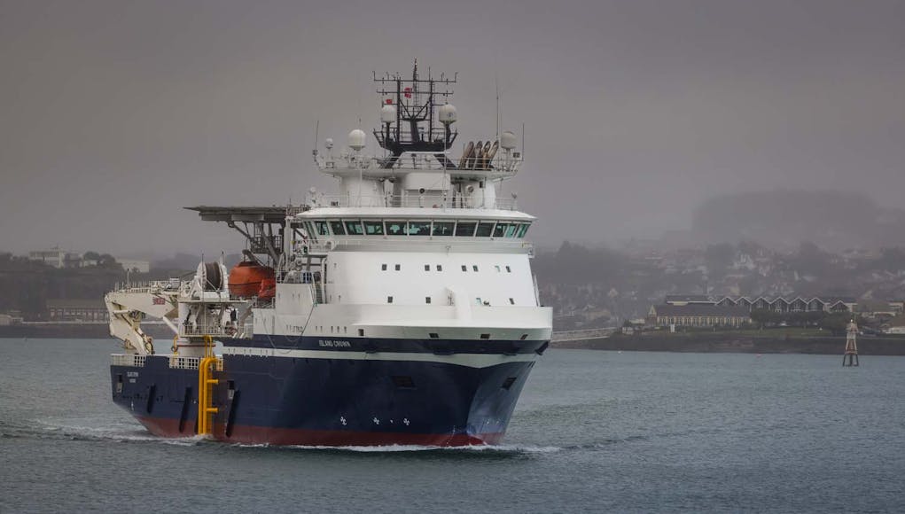 Mine Hunting Ship Prepares to join Royal Fleet Auxilliary.