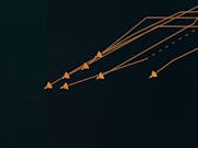 Formation of Typhoon jets conduct flypast training over North Sea