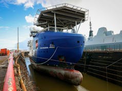 Meet Britain’s new Multi-Role Ocean Surveillance v essel