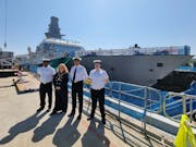Lord Provost of Glasgow impressed by new warship