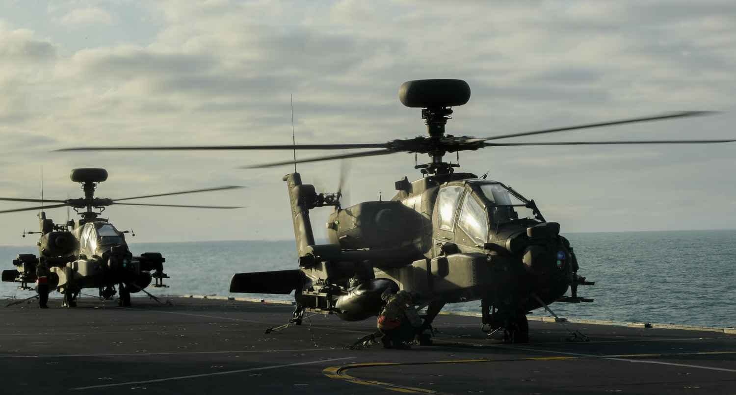 Asian Helicopter Porn - British attack helicopters go to sea