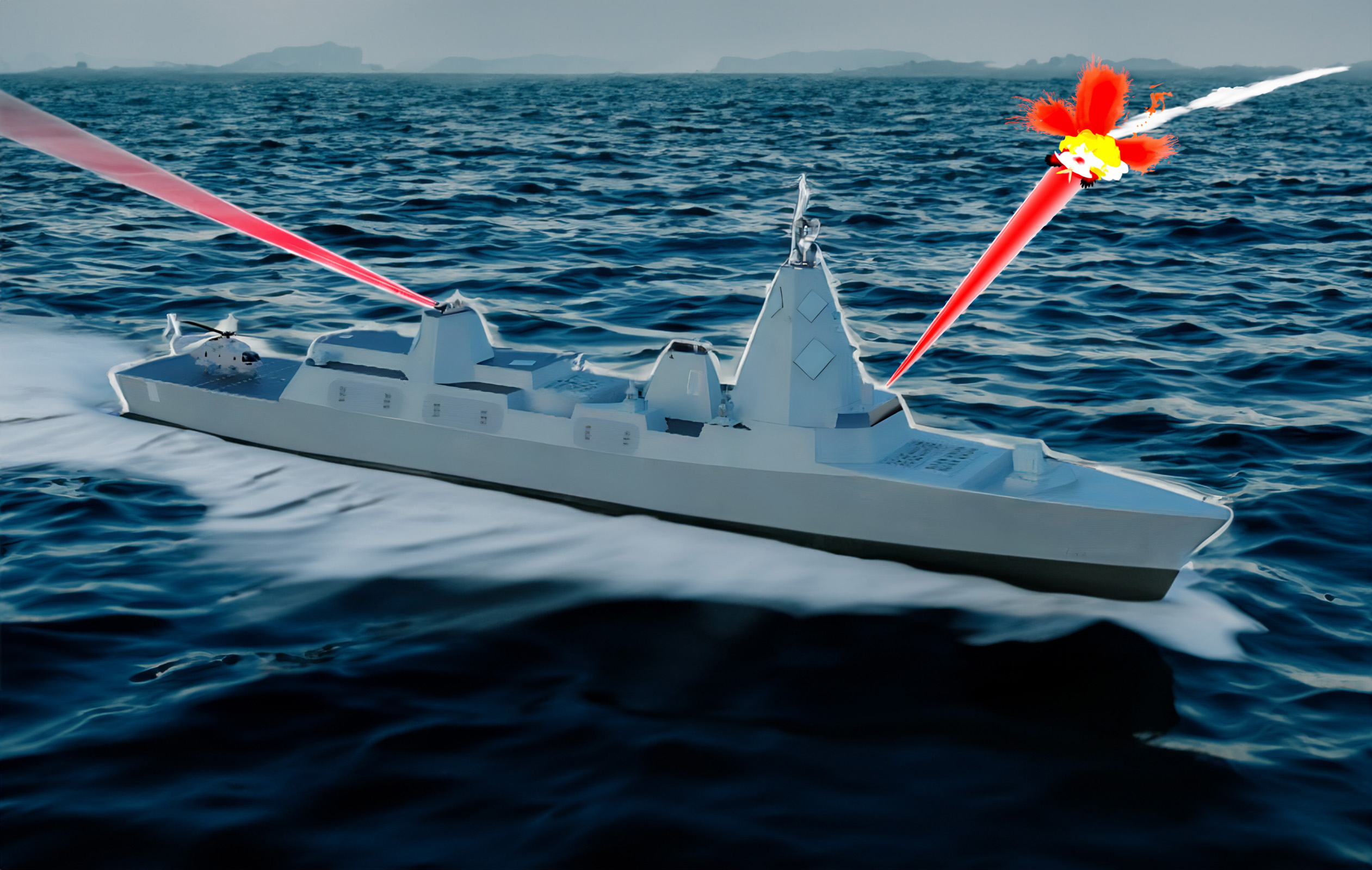 Britain's new Type 83 Destroyer to be armed with laser guns