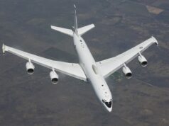 American airborne nuclear command post lands in Scotland