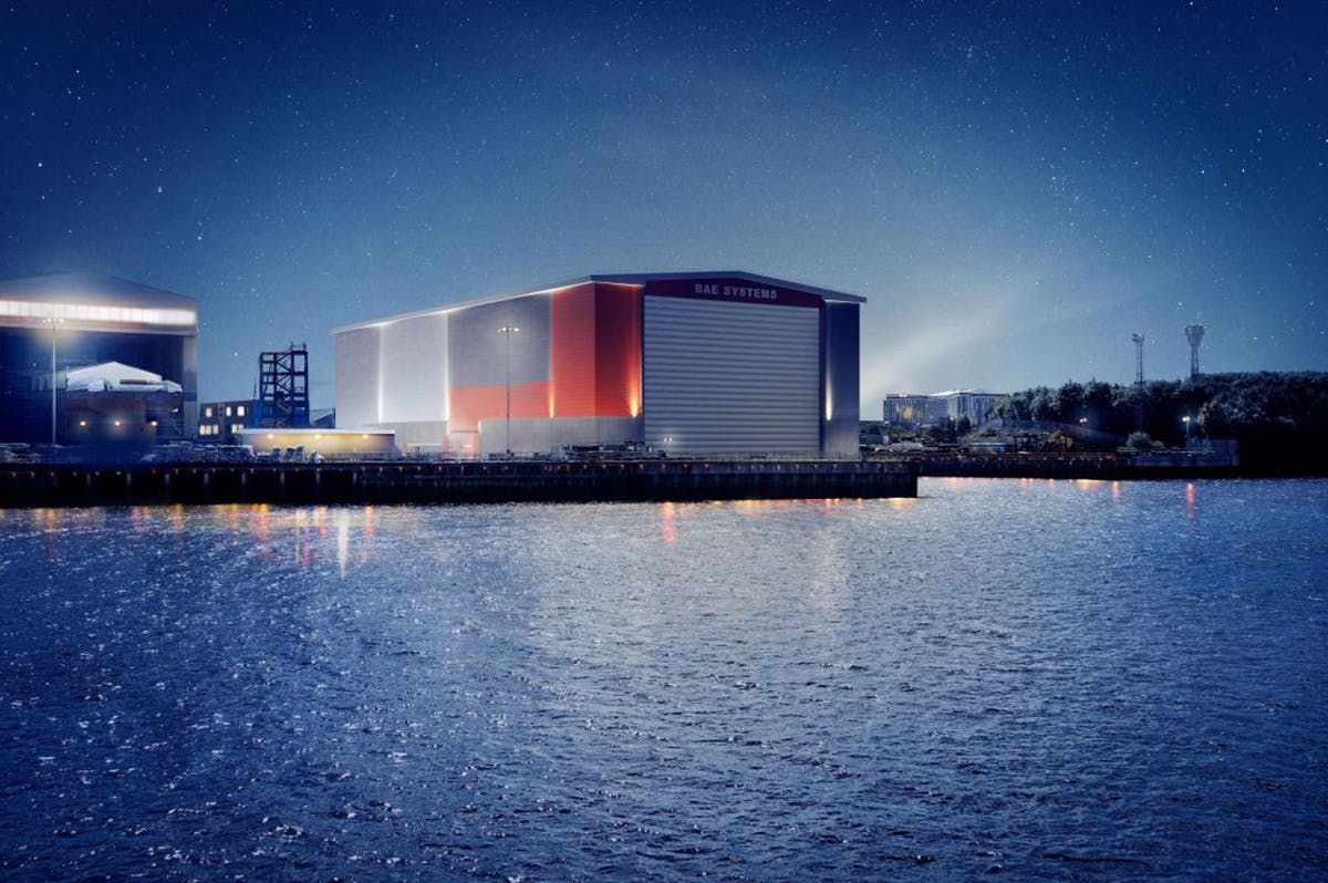 New images show how huge Glasgow frigate factory will look