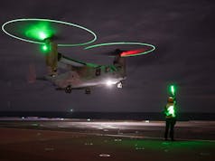 American MV-22s join HMS Prince of Wales