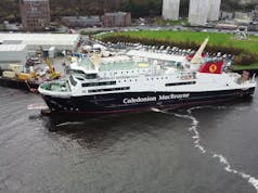 Troubled ferry finally sets sail from Port Glasgow